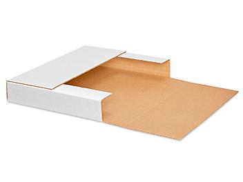 14 1/4 x 11 1/4 x 2" White Easy-Fold Mailers S-15020