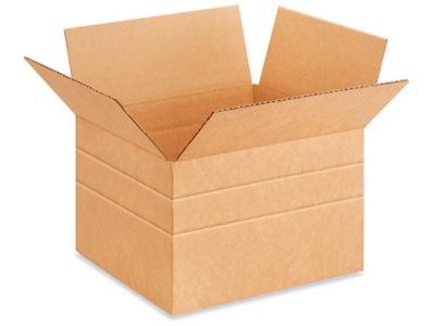 12 x 10 x 8" Multi-Depth Corrugated Boxes S-15034