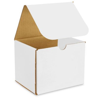 6 x 5 x 5" White Indestructo Mailers S-15074