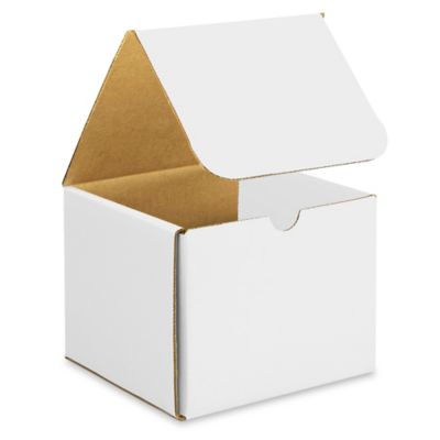 6 x 6 x 5" White Indestructo Mailers S-15075