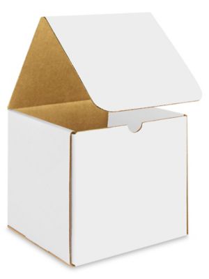 7 x 7 x 7" White Indestructo Mailers S-15078