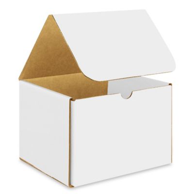 8 x 7 x 6" White Indestructo Mailers S-15087