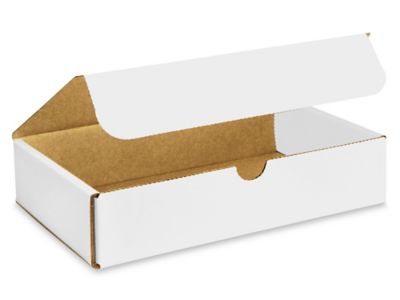 9 x 6 x 2" White Indestructo Mailers S-15092