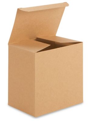Reverse Tuck Cartons - Kraft, 6 x 4 x 6" S-15133