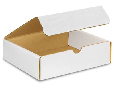 7 x 7 x 2" White Literature Mailers S-15137