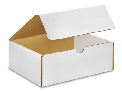 8 x 7 x 3" White Literature Mailers S-15139