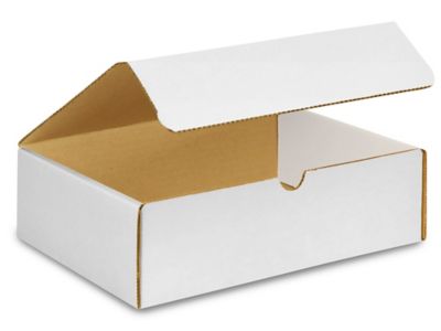 Cajas de Alto Brillo para Regalo - 10 x 10 x 8, Blancas, 25 x 25 x 20 cm  S-22269 - Uline
