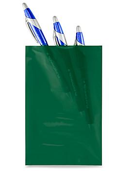 4 x 6" 2 Mil Colored Poly Bags - Green S-15156G