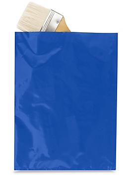 9 x 12" 2 Mil Colored Poly Bags - Blue S-15159BLU