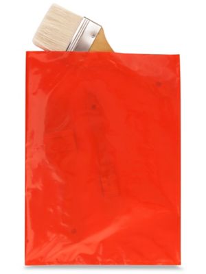 9 x 12" 2 Mil Colored Poly Bags - Red S-15159R