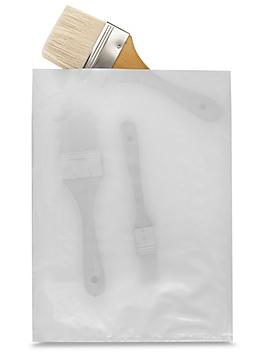 9 x 12" 2 Mil Colored Poly Bags - White S-15159W