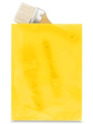 9 x 12" 2 Mil Colored Poly Bags - Yellow S-15159Y