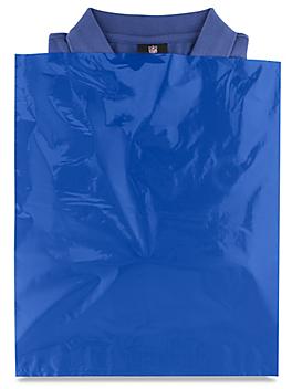 15 x 18" 2 Mil Colored Poly Bags - Blue S-15161BLU