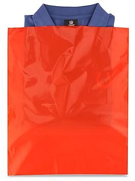 15 x 18" 2 Mil Colored Poly Bags - Red S-15161R