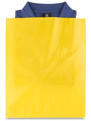 15 x 18" 2 Mil Colored Poly Bags - Yellow S-15161Y