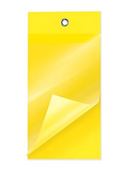 Self-Laminating Tags - 4 3/4 x 2 3/8", Yellow S-15226Y