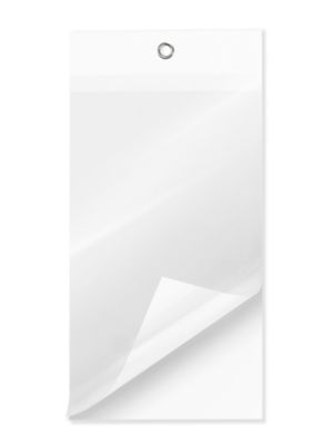 Self-Laminating Tags - 6 1/4 x 3 1/8", White S-15227W