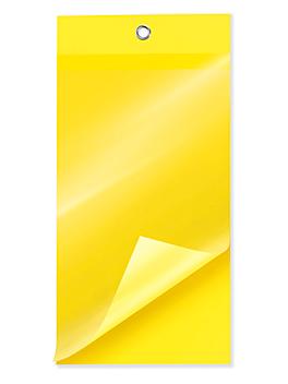 Self-Laminating Tags - 6 1/4 x 3 1/8", Yellow S-15227Y