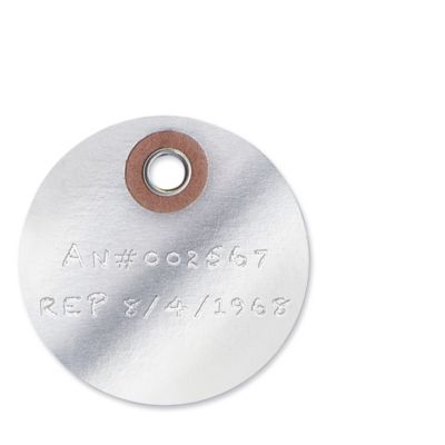 Embossable Tags - 2" Circle
