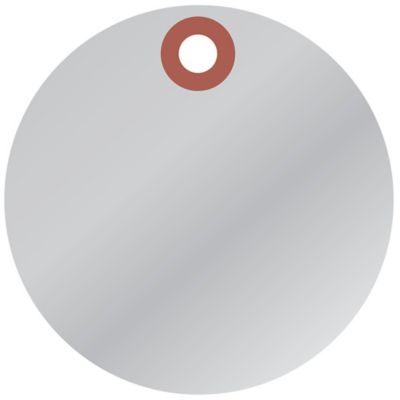 Embossable Tags - 2" Circle, Plain S-15236PLAIN