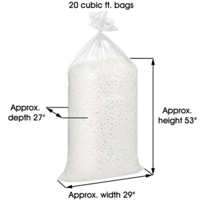 Biodegradable Peanuts - 20 Cu. Ft. Bag S-15245 - Uline