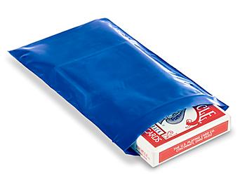5 x 8" 2 Mil Colored Reclosable Bags - Blue S-15271BLU