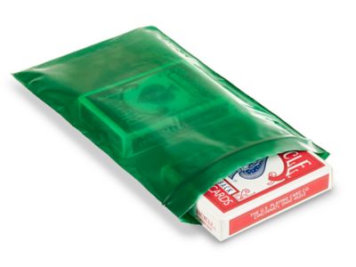 5 x 8" 2 Mil Colored Reclosable Bags - Green S-15271G