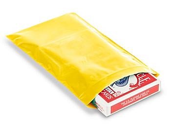 5 x 8" 2 Mil Colored Reclosable Bags - Yellow S-15271Y