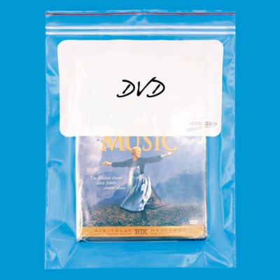 8 x 10" 2 Mil Minigrip&reg; White Block Bags S-15275