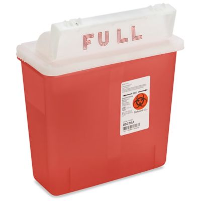 Sharps Disposal Containers, Sharps Bin, Blade Disposal in Stock - ULINE