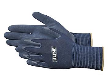 Uline Super Gription&reg; Flex Latex Coated Gloves - Blue, Small S-15333BLU-S