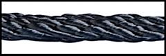 Solid Braided Nylon Rope - 1/8 x 500', Black S-15354 - Uline