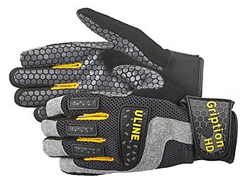Uline Heavy Duty Gription&reg; Gloves - Large S-15355L