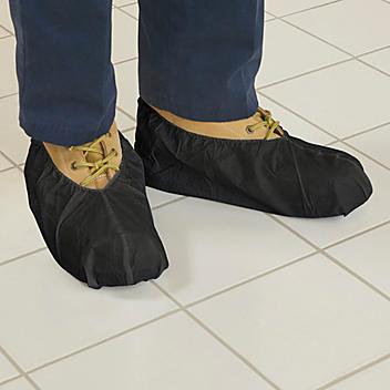 Skid Resistant Shoe Covers - Size 6-11, Black S-15369BL