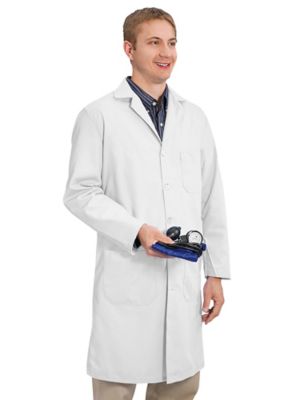 Bata de laboratorio ENDOproteclab hombre - 65 % poliester, 35 % algodón -  talla L - Equipo de laboratorio