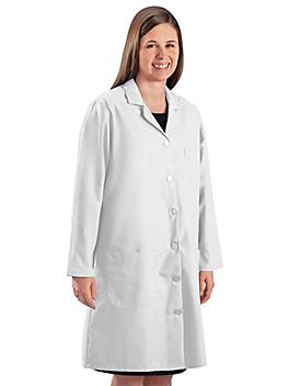 Women's Lab Coat - White, Large S-15377W-L