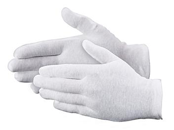 Cotton Inspection Gloves - Medium Weight, 9", Men's S-15384M