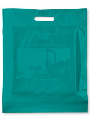 Turquoise deals plastic bags