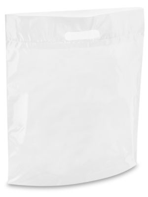 Bolsa Plastico Blanca 35x40 cm troquelada, 100 ud 8,90 € envío en 24 hs