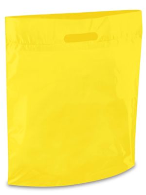 Uline die cut online handle bags