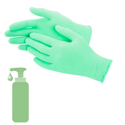 aloe nitrile gloves