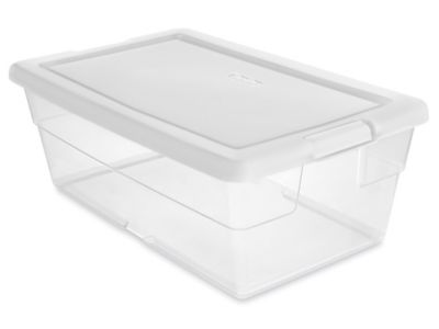  Zerdyne Caja de plástico transparente con tapa, 10 L : Todo lo  demás