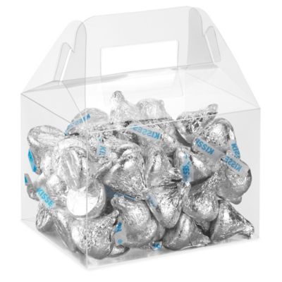 Gable Boxes - 4 x 3 x 2 3/4", Clear S-15409