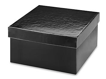 Jewelry Boxes - 3 1/2 x 3 1/2 x 2", Black Gloss S-15423