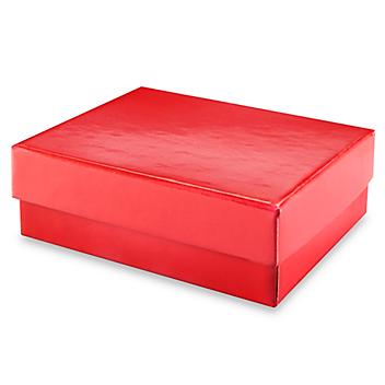 Jewelry Boxes - 3 1/16 x 2 1/8 x 1", Red Gloss S-15424