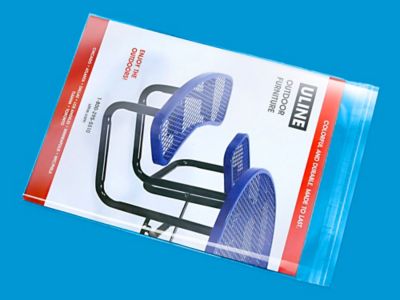 Resealable Polypropylene Bags - 1.5 Mil, 8 1/2 x 11" S-15456