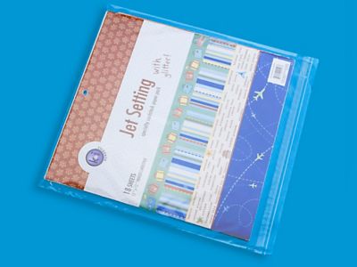 Resealable Polypropylene Bags - 1.5 Mil, 13 x 13" S-15457