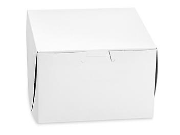 Cake Boxes - 6 x 6 x 4", White S-15469