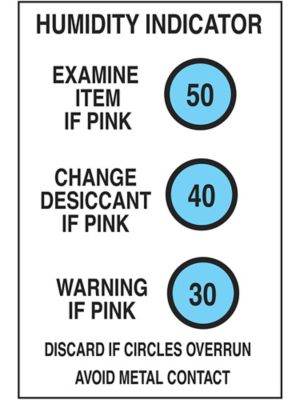 Humidity Indicators - 30-50% S-1547 - Uline