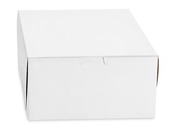 Cake Boxes - 8 x 8 x 4", White S-15470